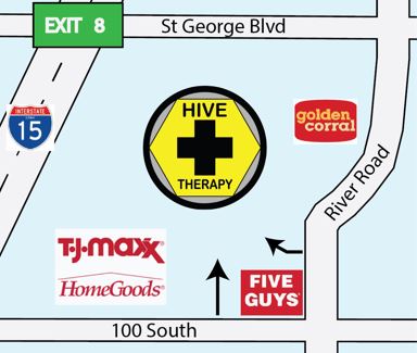 Hive Therapy Location Map